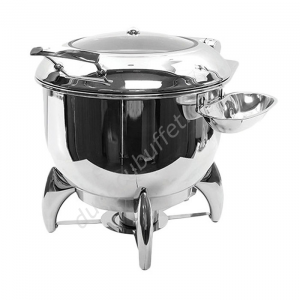 Nồi hâm soup buffet nắp kiếng tròn có đáy 2 lớp S52288